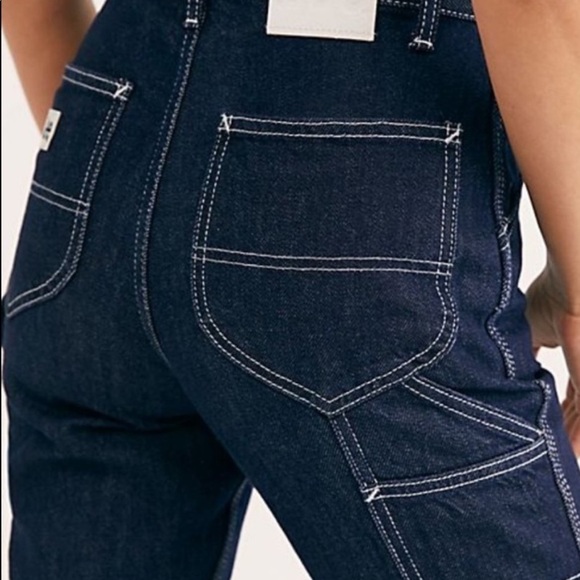 NWT Lee Vintage Modern High Rise Dungaree Ankle Carpenter Jeans - Picture 2 of 6